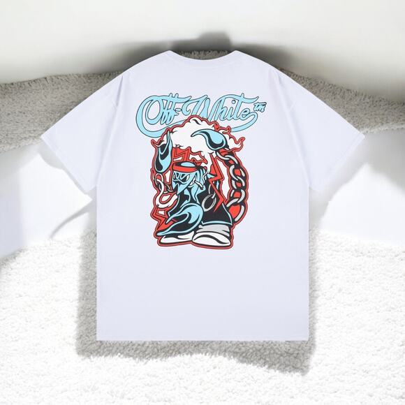 OFF-WHITE Crew neck, short sleeves Size: M - Picture 5 of 5